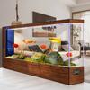 Acuario Estilo Pantalla para Sala de Estar, Grande de Pie, Cristal Ultra Transparente, No Requiere Cambio de Agua, Acuario Inteligente con Partición, Nuevo Modelo 2026