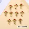 Celebridad de Internet Arte de Uñas Moño 3D Metal Rhinestone para Uñas Decoraciones Aleación Rhinestone Mariposa Decoración con Brillo Accesorios para Uñas