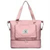 Bolsa de Fitness bolsa de armazenamento com separação úmido e seco grande capacidade bolsa de viagem bolsa de mão compartimento independente para sapatos bolsa de bagagem para viagens curtas
