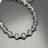 Cordão de Celular Colorido de Cristal Luxuoso e de Alta Qualidade com Pingente de Laço de Pérolas, Pingente Curto de Pulso, Corrente para Pendurar em Bolsas