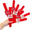 Tendencia Nacional Anillo de Presión de Felpa de Año Nuevo, Pulsera Infantil de Dibujos Animados de León, Pequeño Regalo Creativo de Año Nuevo, Paquete de Regalo de Tela Mixta