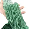 Cuentas Sueltas de Aventurina Natural, Cuentas Redondas de Aventurina, Accesorios para Joyería DIY, Pulseras, Collares y Cuentas para Ropa con Cuentas
