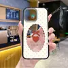 Funda de Teléfono Simple Estilo Ins con Corazones y Lunares para iPhone 17 Acrílico Transparente 16 Apple 15 Funda Magnética Magsafe