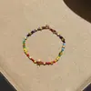 Nova Pulseira de Corda Trançada Flor de Lótus Estilo Chinês, Pulseira com Pingente Personalizado de Borboleta Roxa com Diamante Cintilante, Pulseira Trançada Colorida de Estrela para Mulheres