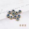 Seiko tejido a mano asiento de loto diy pulsera collar cuerda accesorios hilo dorado pequeños accesorios Agujero 3mm