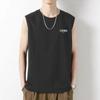 Chaleco Blanco para Hombre Primavera Juventud Básico Suelto Estilo Hong Kong Camiseta sin Mangas Talla Grande Casual Camiseta Interior Ins