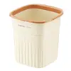 Papelera de sala de estar, cubo de almacenamiento grande de alta gama para cocina, gran capacidad, lujo ligero, sensación de alta gama