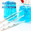 Marca Jiangbo Gotero de Vidrio Gotero Graduado Grado A Volumen de Salida 0.5Ml1Ml2Ml3Ml5Ml10Ml Cabeza de Plástico Tubo