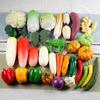 Modelo de frutas y verduras de plástico falsas maíz pepino verde comida muebles de alacena de cocina accesorios de juego de educación temprana