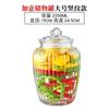Frascos de Vidrio Transparentes para Encurtidos, Frascos Sellados para Pepinillos, Botellas de Vidrio para Verduras Encurtidas, Frascos Pequeños para Almacenar Pepinillos, Recipientes Domésticos Especiales para Verduras Encurtidas