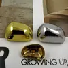 Botones Metálicos Irregulares, Abrigo de Lana Doble Faz, Botones Decorativos Impermeables, Chaqueta de Traje, Suéter, Chaqueta de Cuero, Botones Versátiles de Forma Especial