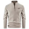 Jeep Spirit Nuevo Estilo Sudadera de Forro Polar con Cremallera para Hombre Sudadera Cálida con Cuello Alto Ropa para Hombre 2516
