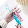 Llavero Acrílico Logo Personalizado Letra Dibujo Animado DIY Colgante para Mochila Suministro Transfronterizo Hecho a Medida Según Tu Diseño