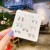 Pendientes Pequeños Chapados en Plata 925 para Estudiantes Mujeres, Sencillos y Delicados, Perfectos para Perforaciones de Oreja, Exquisitos y Lindos, Pendientes Versátiles para Usar Toda la Semana