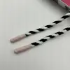 Cuerdas tejidas de colores para colgantes, cordones recubiertos de goma para pantalones casuales, sudaderas con capucha y sudaderas, cordones recubiertos de poliéster para accesorios de ropa