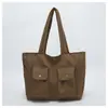 Bolsa de Nylon de Gran Capacidad para Mujer Modelo Nuevo 2026 Bolsa Tote para Estudiante Universitaria Viajes Diarios Bolso de Mano Simple para Hombro