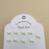 Novos Acessórios para Nail Art de Resina Gravata Borboleta Acessórios de Unha DIY Brincos Capa de Celular Acessórios de Unha Vestíveis