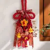 Decoração de Inauguração de Casa, Pingente para Maçaneta da Porta de Entrada, Caractere de Bênção, Nó, Decoração para Casa Nova, Suprimentos para Cerimônia de Mudança