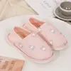 Zapatos de mes al por mayor posparto otoño e invierno noviembre antideslizantes suela suave tacón de bolsa primavera y otoño zapatos de maternidad suela gruesa algodón maternal