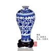 Cerâmica para arranjos florais Porcelana Jingdezhen Vaso de porcelana azul e branca antigo Decoração para sala de estar Artesanato Ornamentos de prateleira antigos