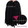 Aliexpress Temu Peluca Crochet Rizada Africana Springtwisthair Fibra de Alta Temperatura Cabello Rizado de Primavera
