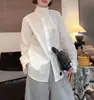 Camisa de manga larga, cuello alto, estilo francés, de alta gama, para mujer, nueva colección 2026, diseño único para primavera y otoño, top elegante para mujer