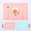 Tapete Aislante de Cuero para Encimera de Cocina, Tapete para Mesa de Comedor, Tapete para Comida Occidental, Tapete Aislante Anti-quemaduras para Tazón, Mantel Impermeable, Tapete para Platos, Personalización