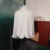 Camisa de Punto con Lunares Estilo Dulce Coreano para Mujer en Otoño, Chaleco de Punto con Tirantes de Capas Reductor de Edad, Top de Dos Piezas