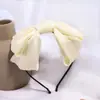 Grampo de Cabelo Estilo Coreano Celebridade da Internet Estilo Elegante Cetim Grande Laço Topo Presilha Presilha Traseira Presilha de Primavera Princesa de Fuga para Mulheres