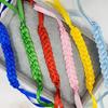 Atacado do Fabricante Pulseiras de Fita Multicor para Fãs, Pulseiras de Fita de Cetim para Identificação de Admissão em Eventos Tecidas à Mão