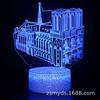 Fornecimento Exclusivo Transfronteiriço da Série Torre de Paris Luz Noturna 3D LED USB Luminária de Mesa Luz de Projeção Proteção Ocular Luz Luminosa