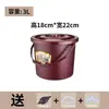 Cubo para Té, Cubo para Residuos de Té, Cubo para Aguas Residuales, Accesorios para Juego de Té Kung Fu Casero, Cubo con Filtro de Té, Cubo de Basura de Plástico, Cubo Pequeño para Té
