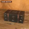 Caja de Madera Estilo Chino con Personaje Feliz Caja de Joyería Vintage Caja de Madera Vestido Antiguo Atrezo para Cine y Televisión Caja de Tocador de Dote Caja de Almacenamiento Antigua
