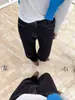 Calça Jeans Reta Receita Secreta~Avançada Ouro Negro Tecido Elástico em Quatro Direções Perna Estreita Perna Larga Cintura Alta Emagrecimento Outono Inverno Jeans Reta Feminino