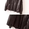 Ropa de mujer de estilo europeo y americano transfronteriza, nueva colección de otoño 2026: cuello solapa, abrigo de piel de oveja con cinturón, top talla grande