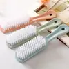 Escova de sapato em L para lavanderia doméstica, não danifica os sapatos, cerdas macias, artefato para sapatos, escova especializada para limpeza de sapatos, escova de cerdas
