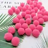 Bola de pelo de alta elasticidad de color material de producción creativo diy para jardín de infantes de niños bola de bola de pelo pequeño de color decoración de bola de pelo