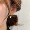 Aretes Coreanos en Tendencia en 2024, Nuevo Estilo para Mujeres con Rostros Redondos, Diseño de Nicho, Aretes Elegantes y Sofisticados, Forma Redonda