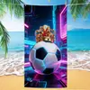 Toalha de Praia Modelo Novo 2026 da Copa do Mundo de Futebol dos Estados Unidos, Canadá e México, Toalha de Banho de Praia de Microfibra, Toalha Estampada de Secagem Rápida