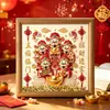 Nuevo Pack de Materiales DIY Pintura de Diamantes Cinco Caminos hacia la Riqueza Pintura de Perlas Hecha a Mano Pintura Decorativa para Pasillo