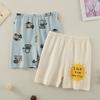 Pantalones Cortos para Niños Ropa de Abrigo Pantalones de Playa para Niños Pantalones de 3 Puntos para Bebé de Verano Pantalones de Pijama para Casa para Niños Pequeños y Medianos Pantalones para Niños Pequeños