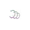 Joyería para perforación de aro de disco de acero de titanio para e-commerce transfronterizo Europa, América, Japón y Corea del Sur temperamento moda nueva joyería para perforación corporal