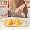 Bandeja Bolo Sobremesa Prato de Exposição Transparente à Prova de Poeira Prato de Lanche Lanche Novo Prato de Frutas Secas Barraca de Supermercado Prato de Pratos Frios