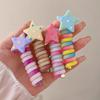 Anel de cabelo de linha telefônica estrela infantil Rabo de cavalo do bebê Artefato Corda de cabelo Alça de cabelo da menina Corda de cabeça de menina