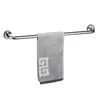 Toallero de Acero Inoxidable de una Barra 304, Barra Colgante para Baño sin Taladro, Estante Extendido para Toallas de Doble Barra Montado en Pared