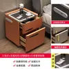 Mesita de Noche Inteligente Caja Fuerte Integrada, Sencilla y Lujosa, Multifuncional para Dormitorio de Alta Gama Uso en el Hogar, Nuevo Modelo 2026