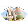 Fábrica Europea y Americana de Capas de Pascua Hechas a Medida para Niños, Capas con Lazo Estampado de Huevo de Conejo para Actuaciones, Accesorios para Niños