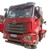 Fornecimento Direto da Fábrica de Caminhão Pesado Howo Resistente de Eixo Único Transportador de Plataforma Preço 150 Configuração de Reboque de Plataforma para Escavadeira