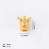Accesorios Yiwu Venta Caliente Transfronteriza Aleación Accesorios para Joyería DIY Colgante Dorado Brillante Collar Pulsera Colgante Corazón Estrella