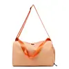 Bolsa de Fitness con Separación Húmeda y Seca, Bolsa de Viaje para Deportes al Aire Libre con Compartimento para Zapatos, Bolso de Hombro de Color Sólido de Gran Capacidad para Salidas Cortas